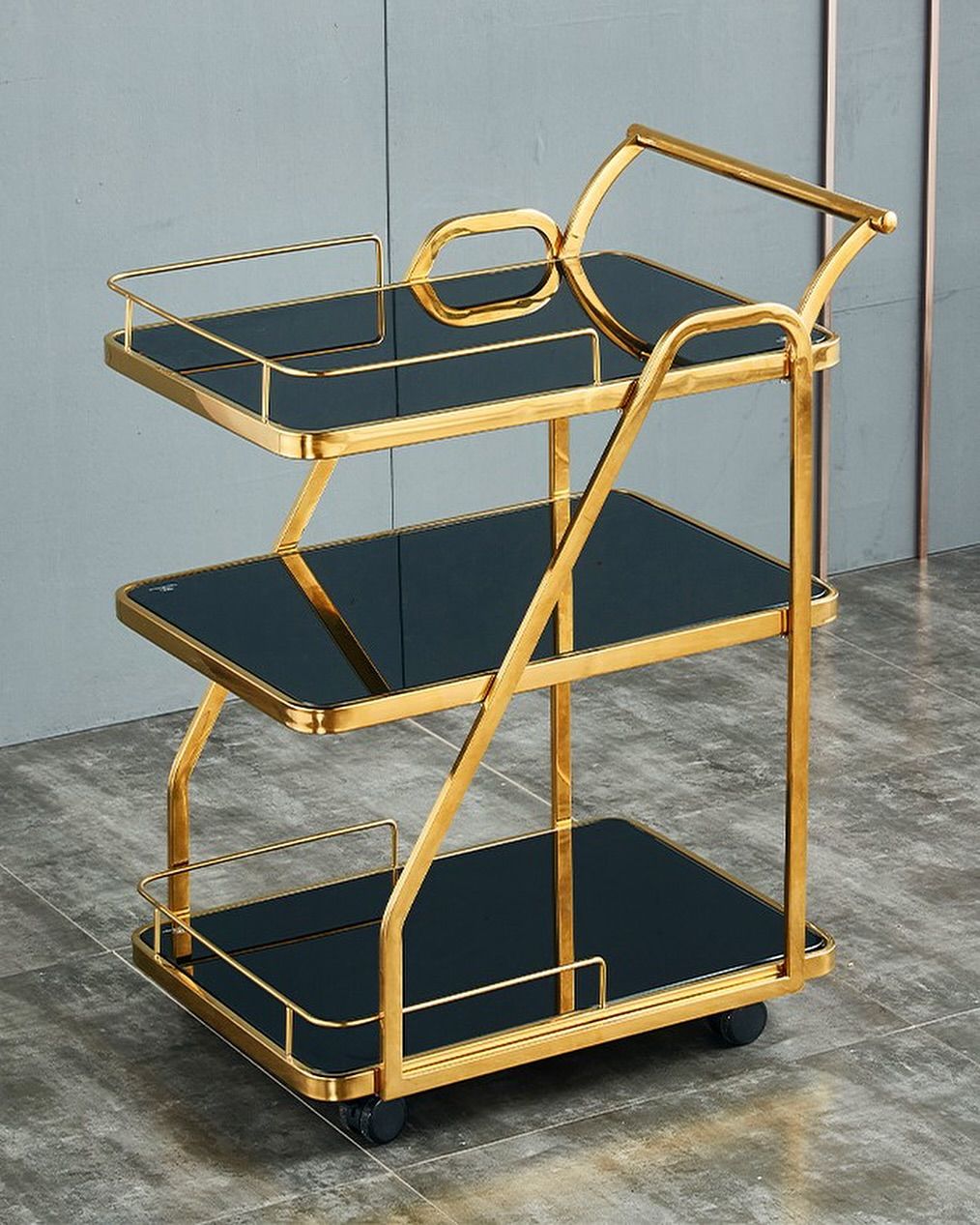 Modern Utility Trolley with Wheels – Multipurpose Storage Cart